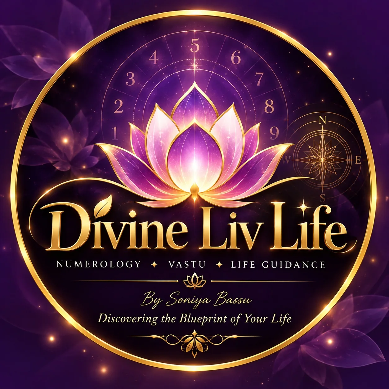 Divine Liv Life lotus logo